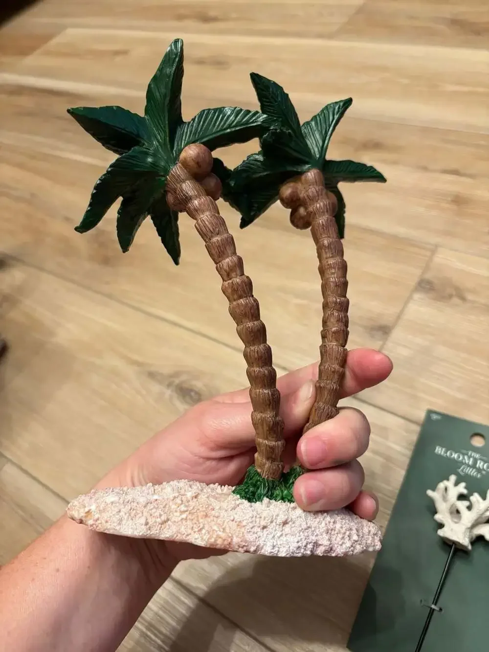 The Bloom Room Littles Sand Castle and Palm Tree Island Miniatures